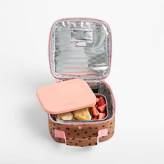 Cheetah Hearts Standard Soft Insulated Kids Lunch Box