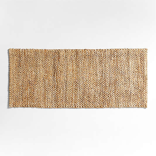 Chunky Loop Jute Natural Double Doormat 24"x57"