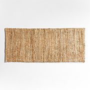 Chunky Loop Jute Natural Double Doormat 24"x57"