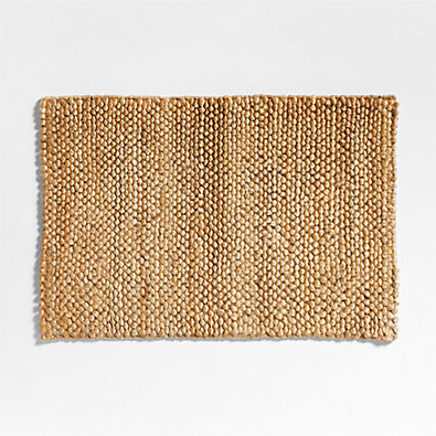 View Chunky Loop Jute Natural Doormat 24"x36" details