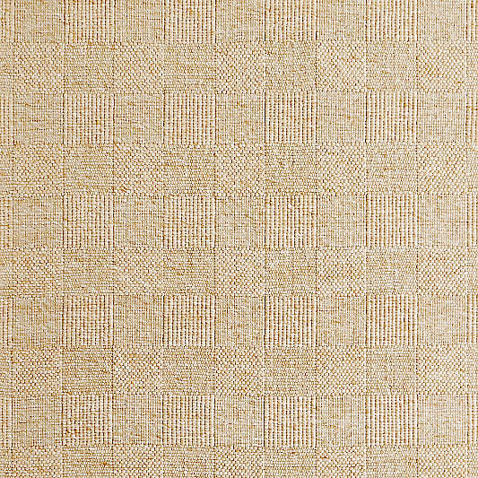 Chunky Squares Wool and Polyester Beige Kids Performance 12"x18" Rug Swatch