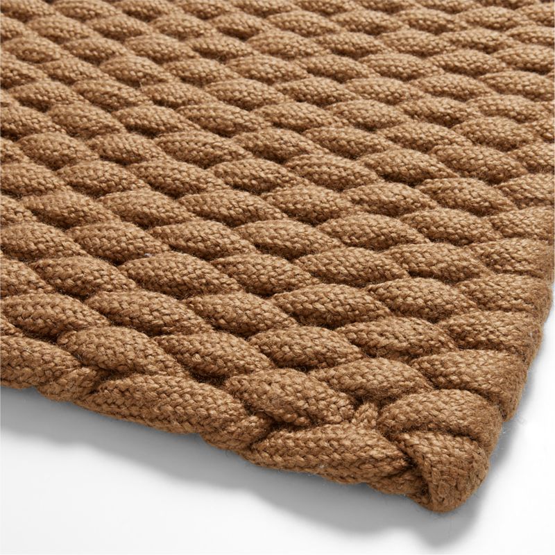 Chunky Woven Brulee Brown Indoor/Outdoor Doormat 24"x36" - image 2 of 3