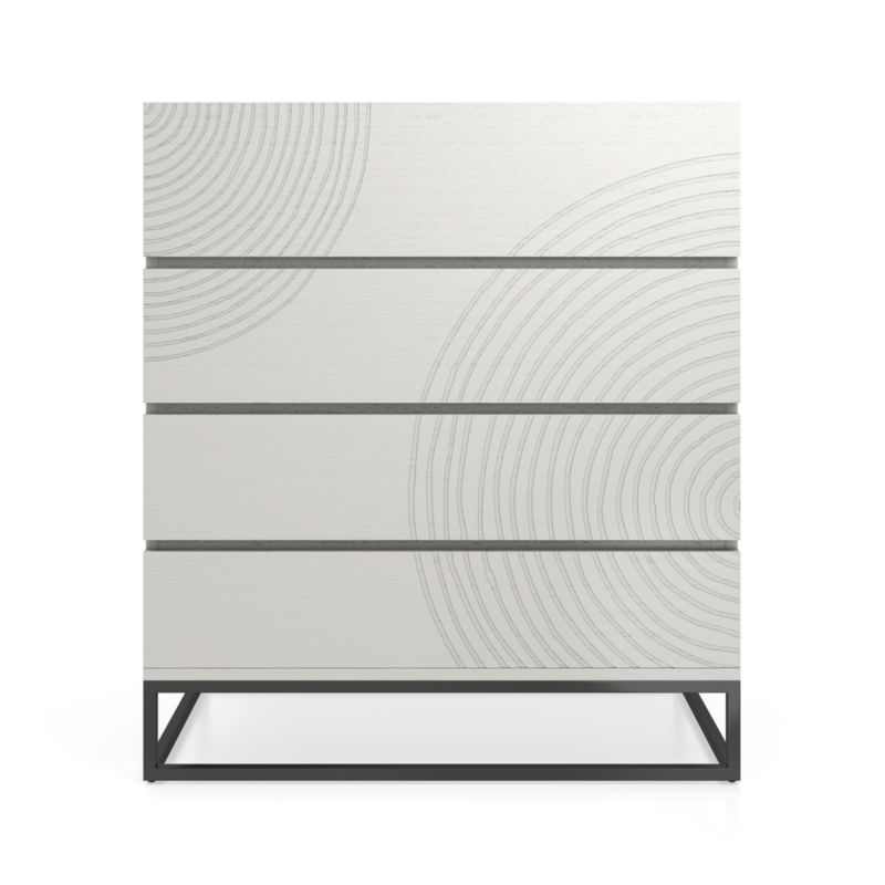 Circulus Dove White Wood 4-Drawer Chest - image 6 of 7