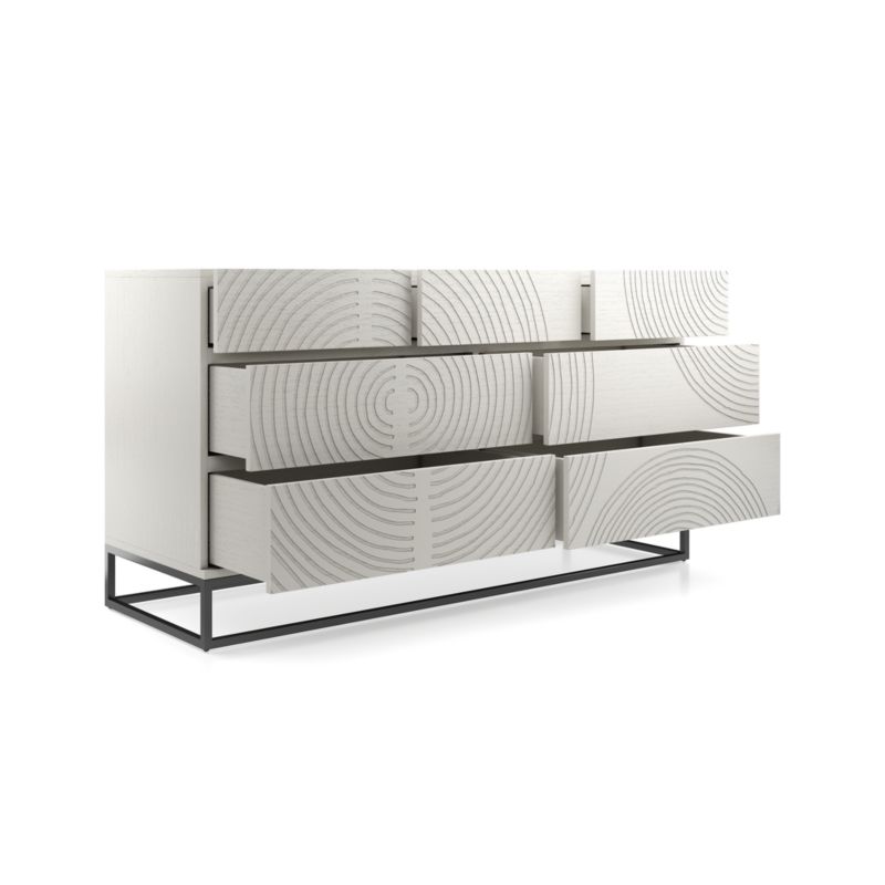 Circulus Dove White Wood 7-Drawer Dresser - image 9 of 14