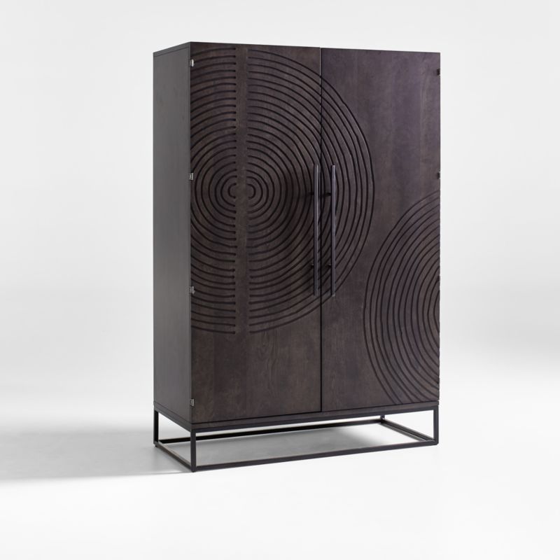 Circulus Black Storage Cabinet