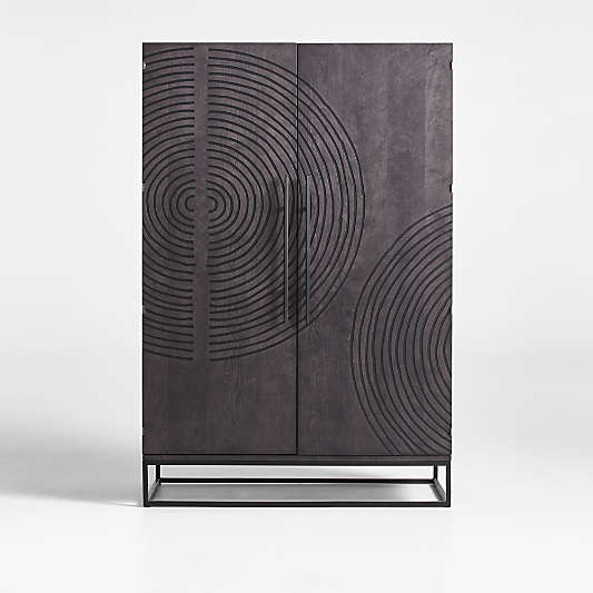 Circulus Black Storage Cabinet