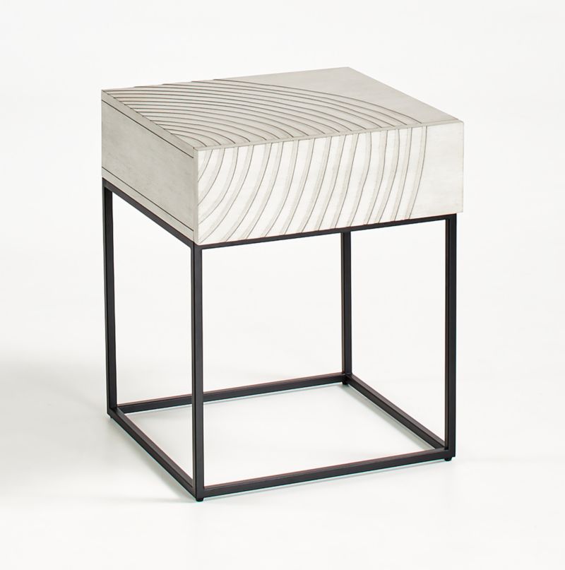 Circulus Dove White Wood Nightstand - image 7 of 14