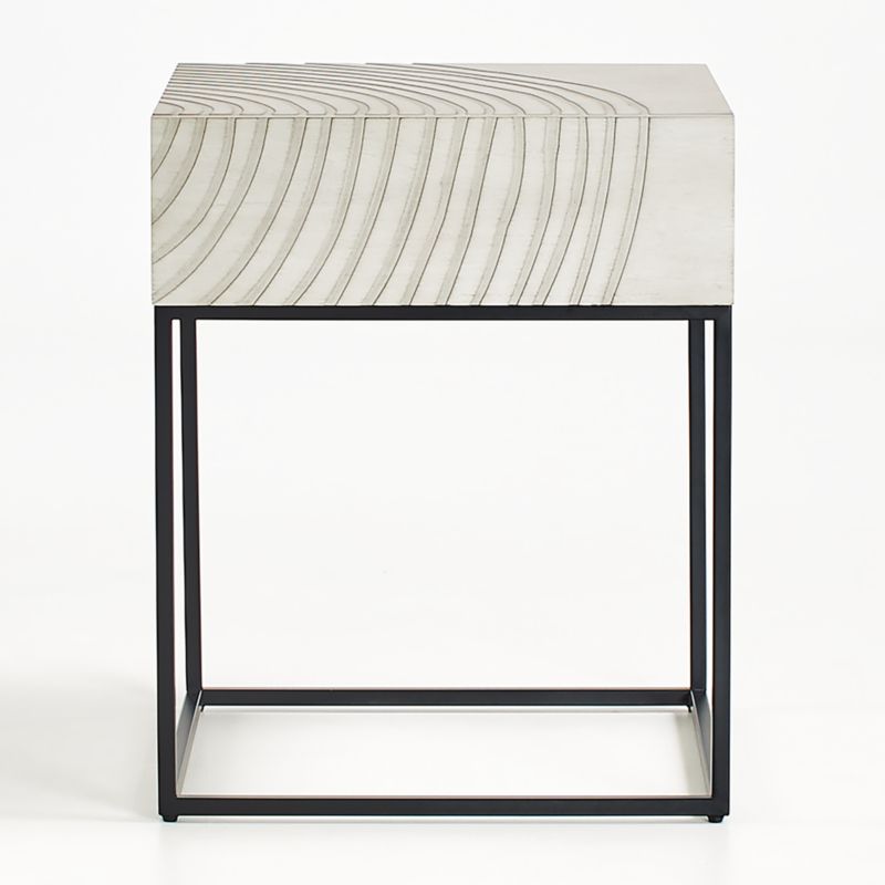 Circulus Dove White Wood Nightstand - image 0 of 14