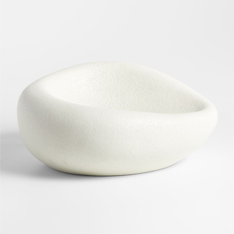 Cirro White Ceramic Centerpiece Bowl 16" - image 10 of 11