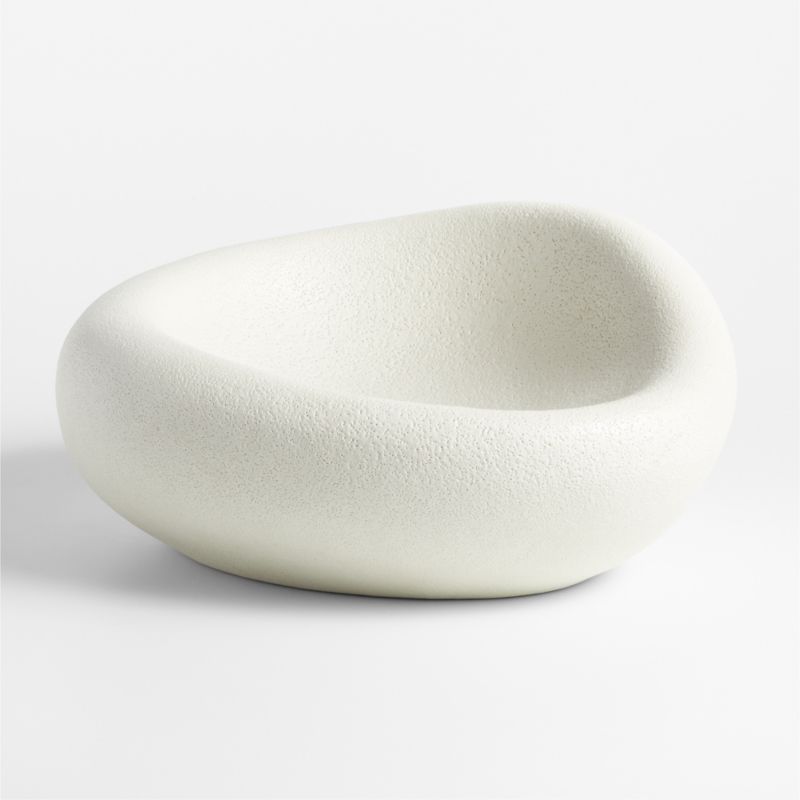 Cirro White Ceramic Centerpiece Bowl 16" - image 9 of 11