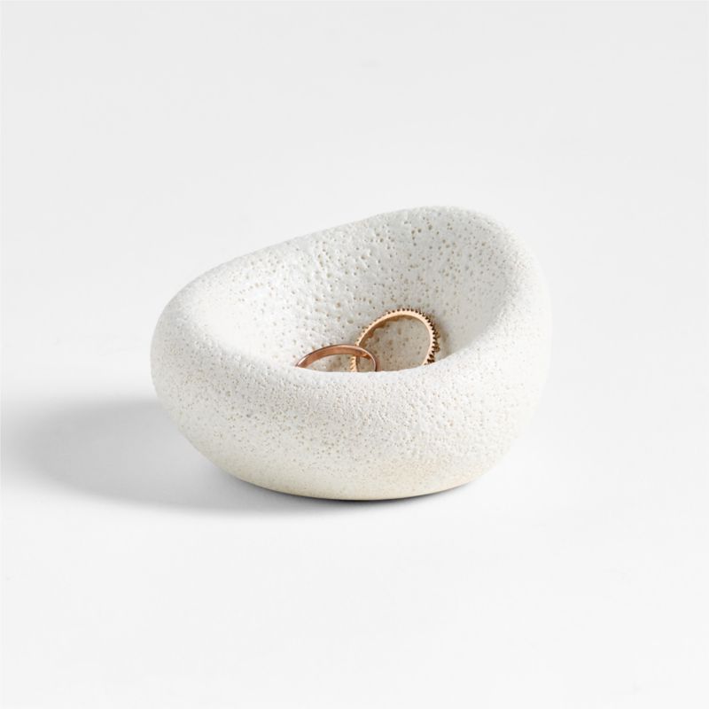 Cirro White Ceramic Tealight Candle Holder
