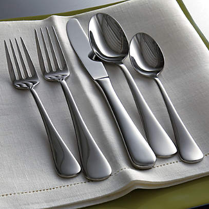 Cirrus 52 Piece Flatware Set Reviews Crate Barrel