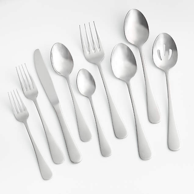 Lucca 20Piece Flatware Set + Reviews Crate & Barrel