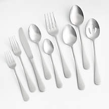 Cirrus 52-Piece Flatware Set + Reviews | Crate & Barrel