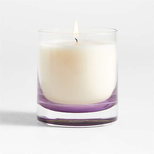City Gardens Purple Copenhagen Scented Candle - Geranium & Amber