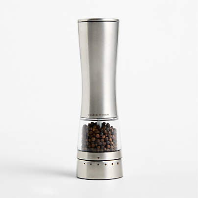 Cole & Mason Derwent Electric Stainless Steel Pepper Mill