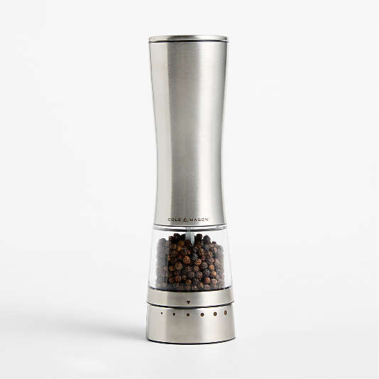 Cole & Mason Derwent Electric Stainless Steel Pepper Mill