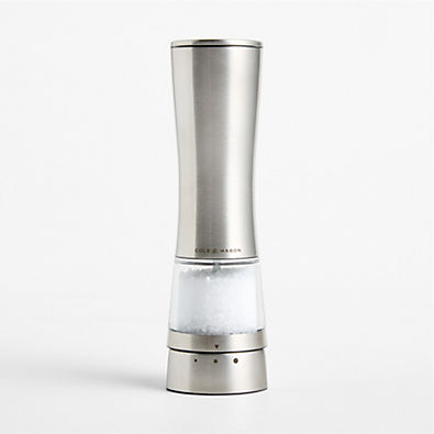 View Cole & Mason Derwent Electric Stainless Steel Salt Mill details