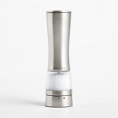 Cole & Mason Derwent Electric Stainless Steel Salt Mill