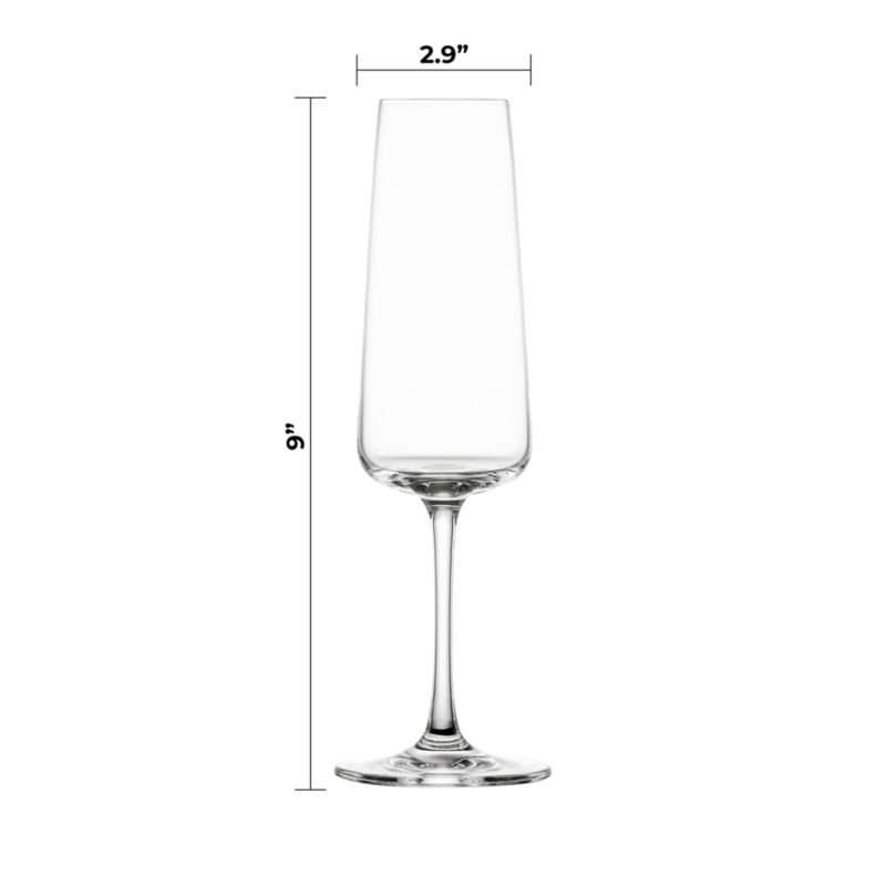 Clair 8.8-oz. Champagne Flutes, Set of 4 - image 4 of 5