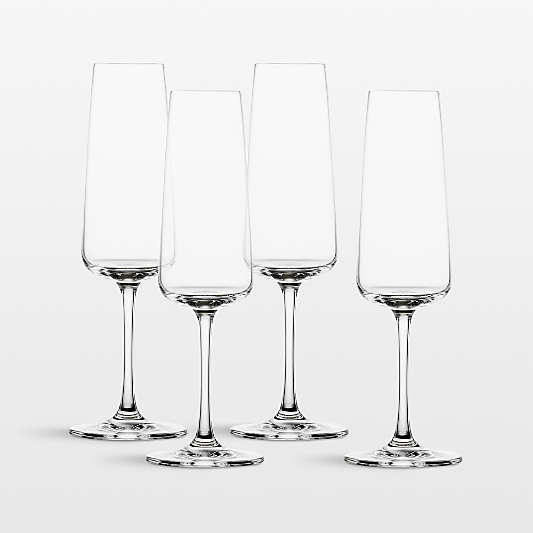 Clair 8.8-oz. Champagne Flutes, Set of 4