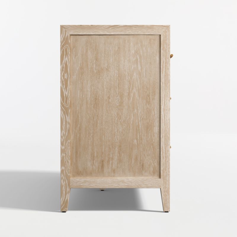 Clairemont 72" Natural Oak 7-Drawer Dresser - image 3 of 5