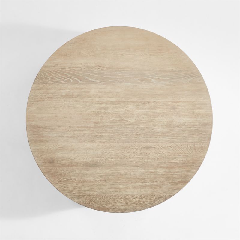 Clairemont Natural Oak Wood 48" Round Coffee Table - image 4 of 9