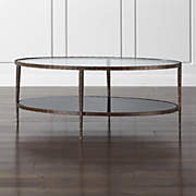 Crate and barrel elke deals coffee table