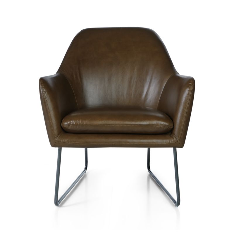 Clancy Leather Accent Chair - image 7 of 15