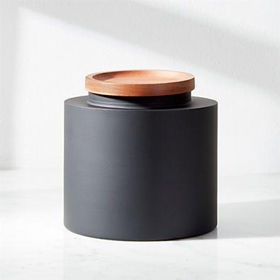 View Clark Medium Matte Black Canister details