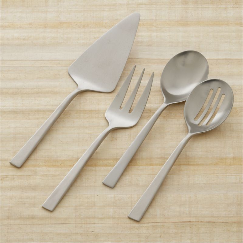 Clark Satin 4-Piece Serving Set - image 0 of 5