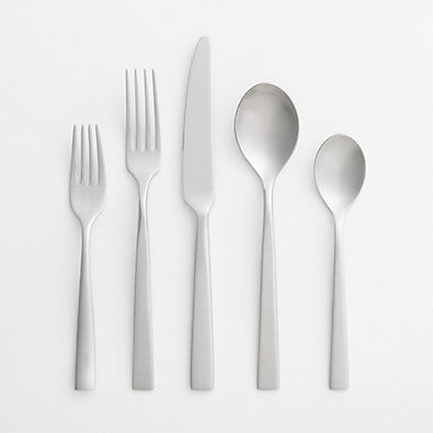 View Clark Satin 5-Piece Flatware Place Setting details