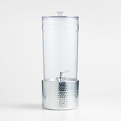 View Claro 1.45-Gallon Acrylic Drink Dispenser with Bash Stand Set details
