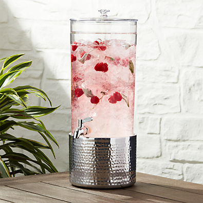 View Claro Acrylic Drink Dispenser with Bash Stand details