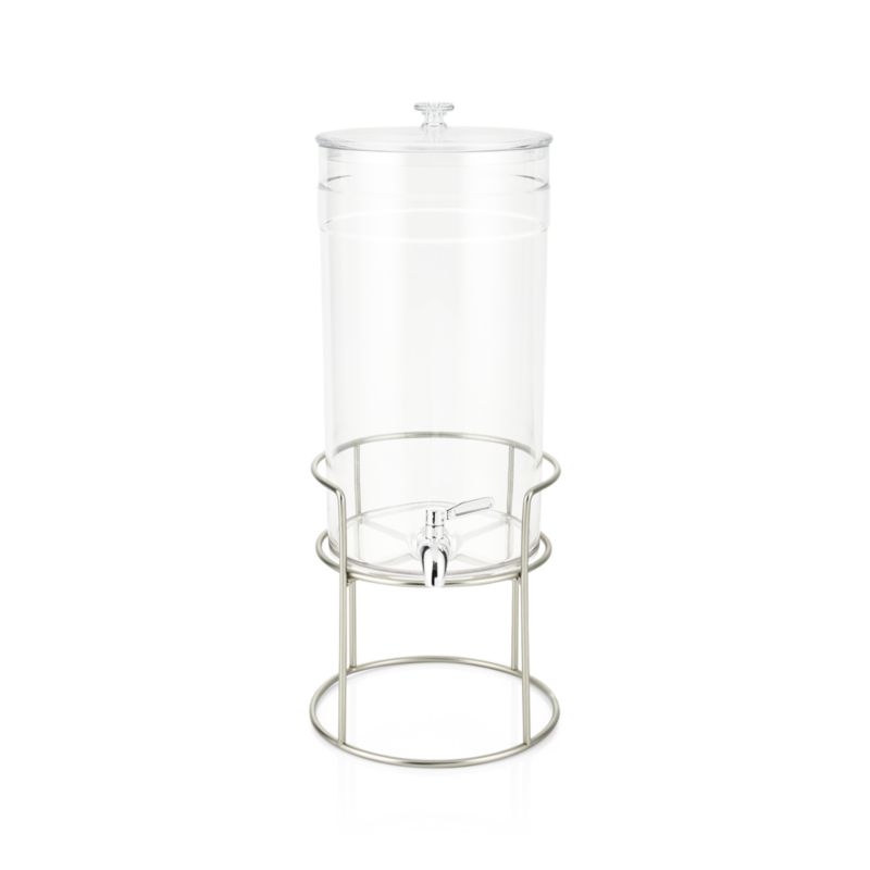 Claro 1.45-Gallon Acrylic Drink Dispenser with Silver Stand - image 5 of 6