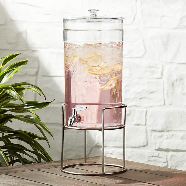 Clear Acrylic Drink Dispenser - Stony Point Hall