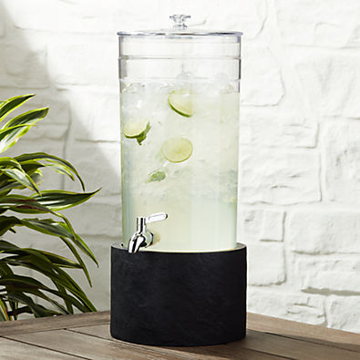 View Claro Acrylic Drink Dispenser with Urbana Stand details