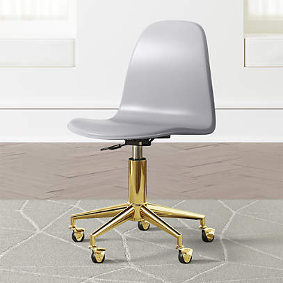 Grey desk chair discount target