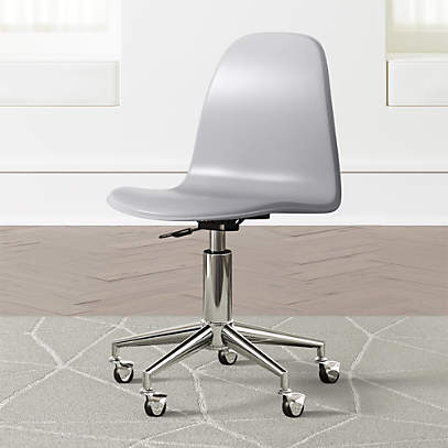 Kids best sale chair grey