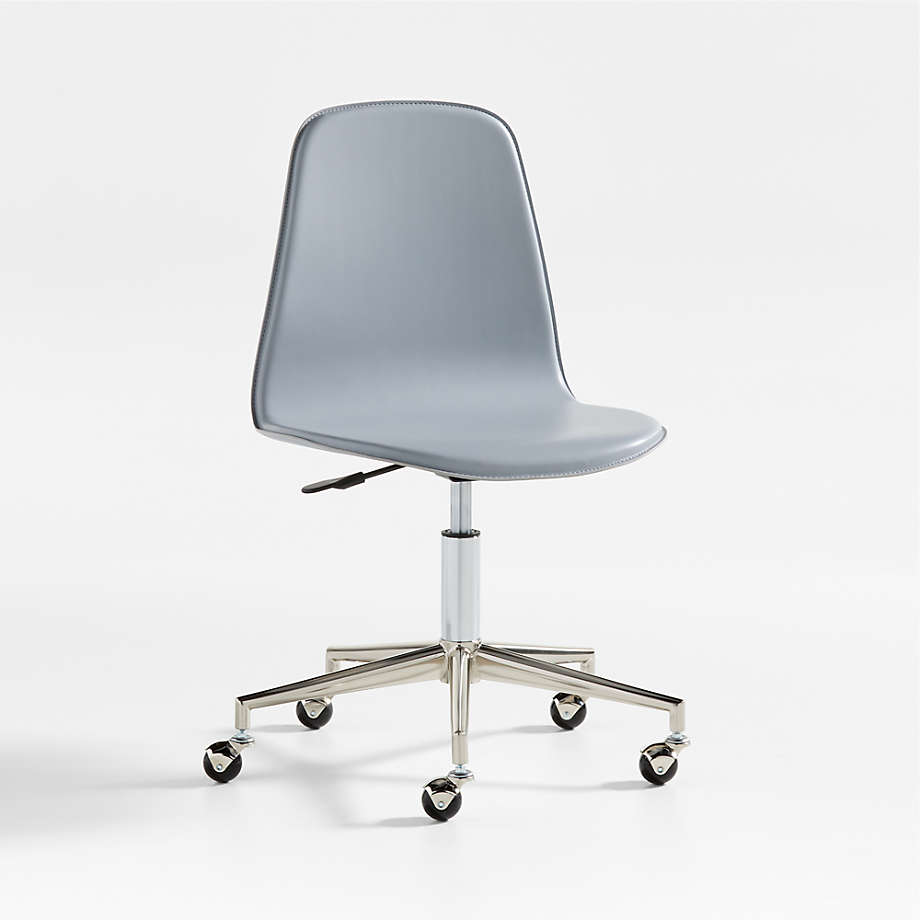 Silver desk store chair