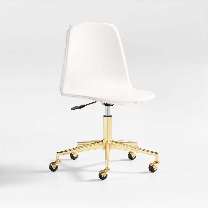 Office chair with discount gold