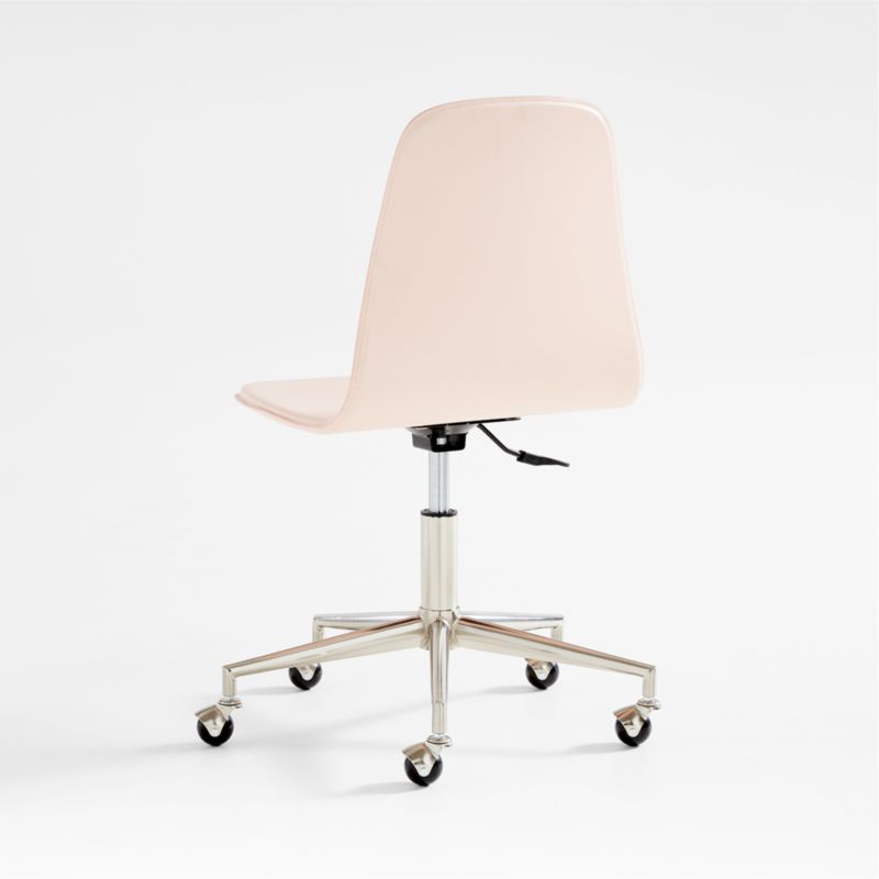 Class Act Elegant Pink & Silver Adjustable Kids Desk Chair - image 4 of 6