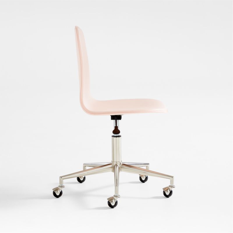 Class Act Elegant Pink & Silver Adjustable Kids Desk Chair - image 3 of 6