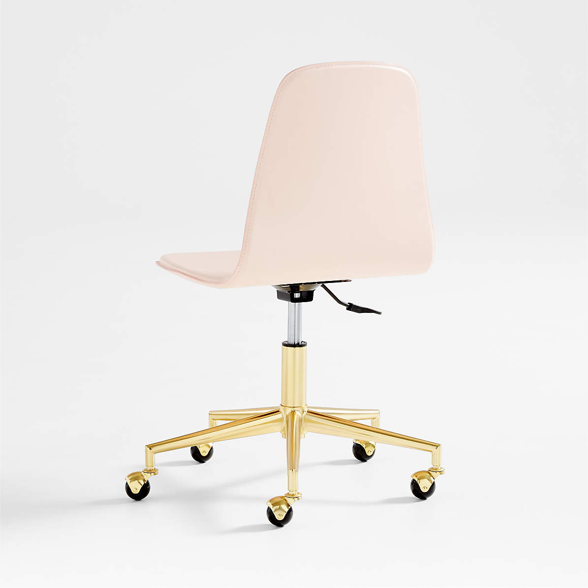 Pink and rose gold desk online chair