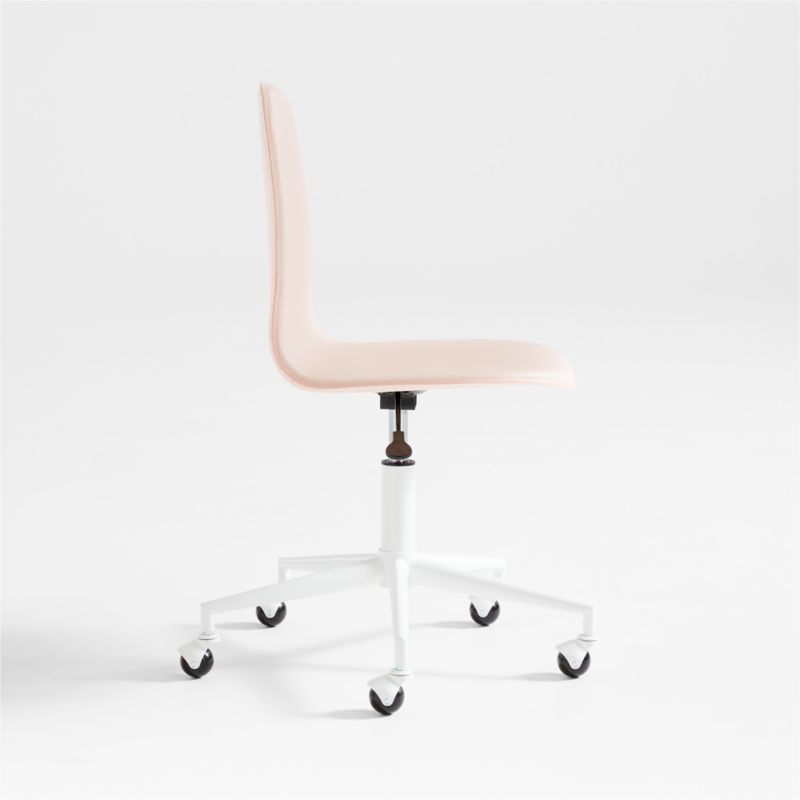 Class Act Elegant Pink & White Adjustable Kids Desk Chair