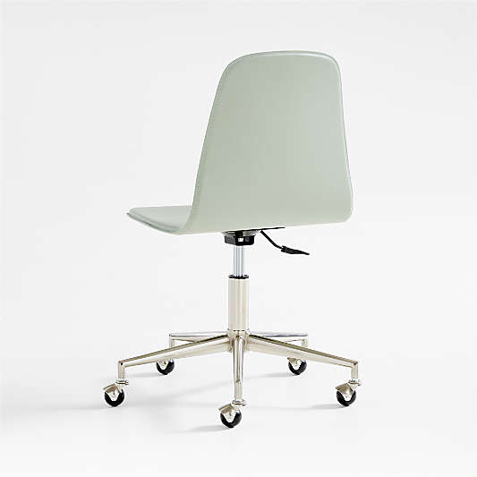 Class Act Sage & Silver Adjustable Kids Desk Chair