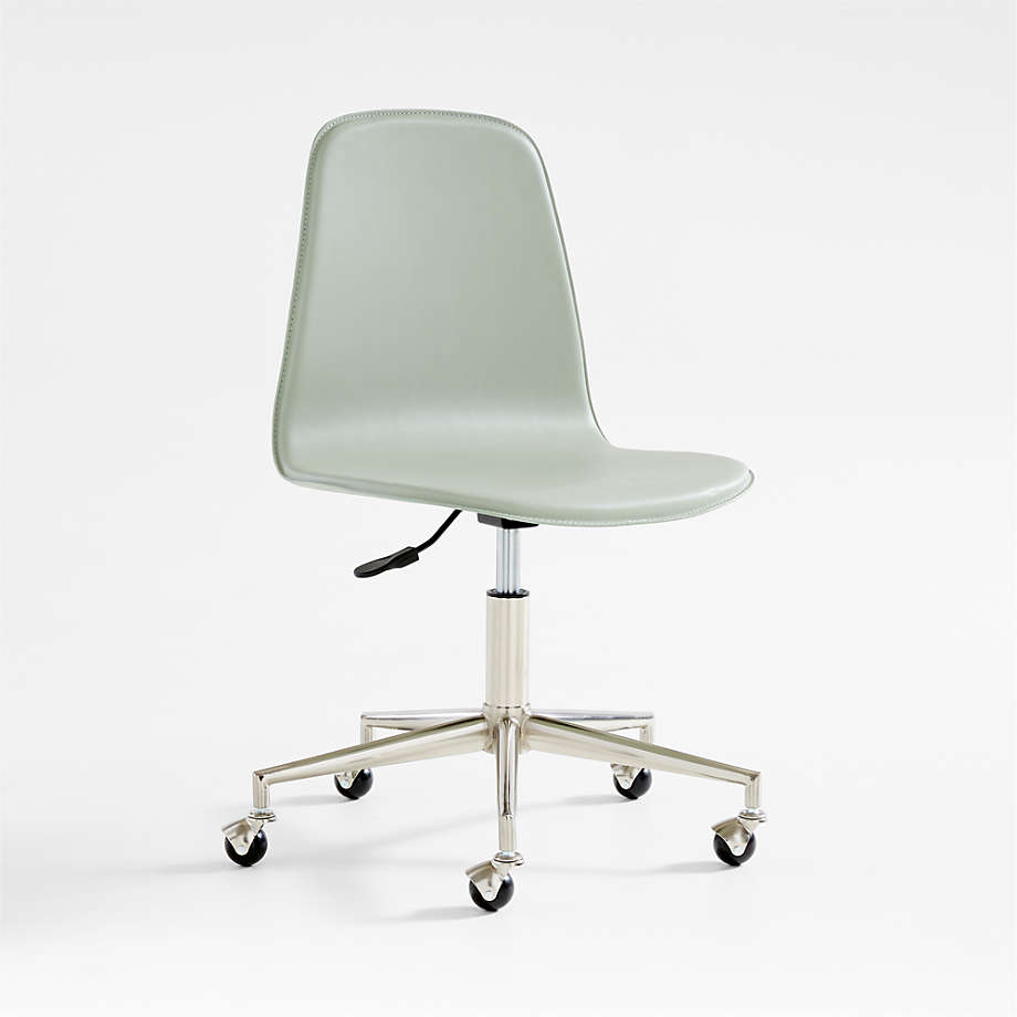 Class Act Sage & Silver Adjustable Kids Desk Chair