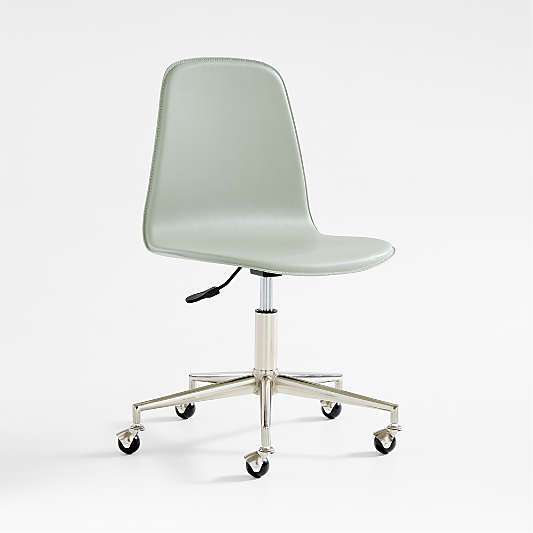 Class Act Sage & Silver Adjustable Kids Desk Chair