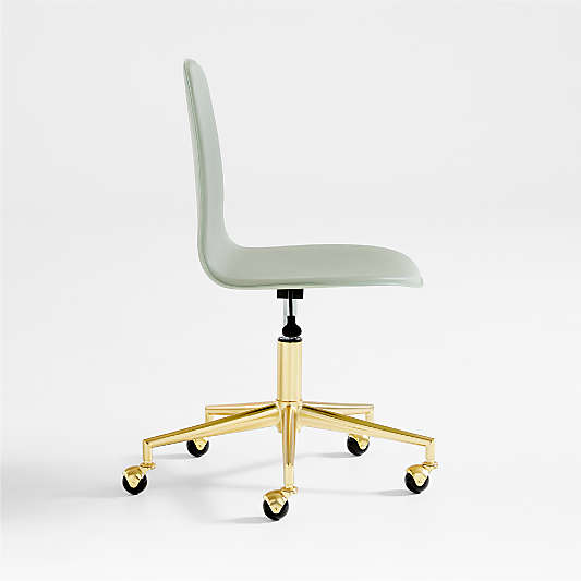 Class Act Sage & Gold Adjustable Kids Desk Chair