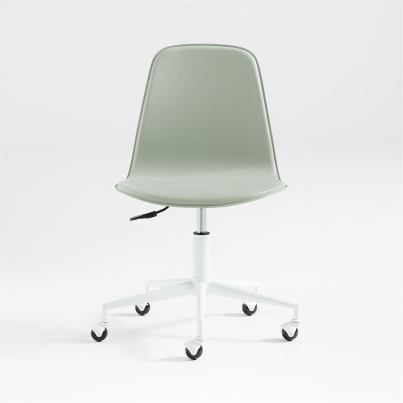 Class Act Sage & White Adjustable Kids Desk Chair - image 4 of 9